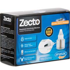 ZECTO - Insecticida eléctrico para zancudos difusor + botella liquida