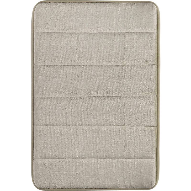 MASHINI - Piso de baño flannel 40x60 cm beige