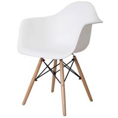 JUST HOME COLLECTION - Silla blanca 1 pz Blanco.