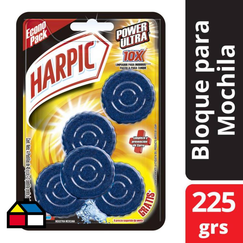 HARPIC - Pack 4+1 pastilla wc harpic 45.