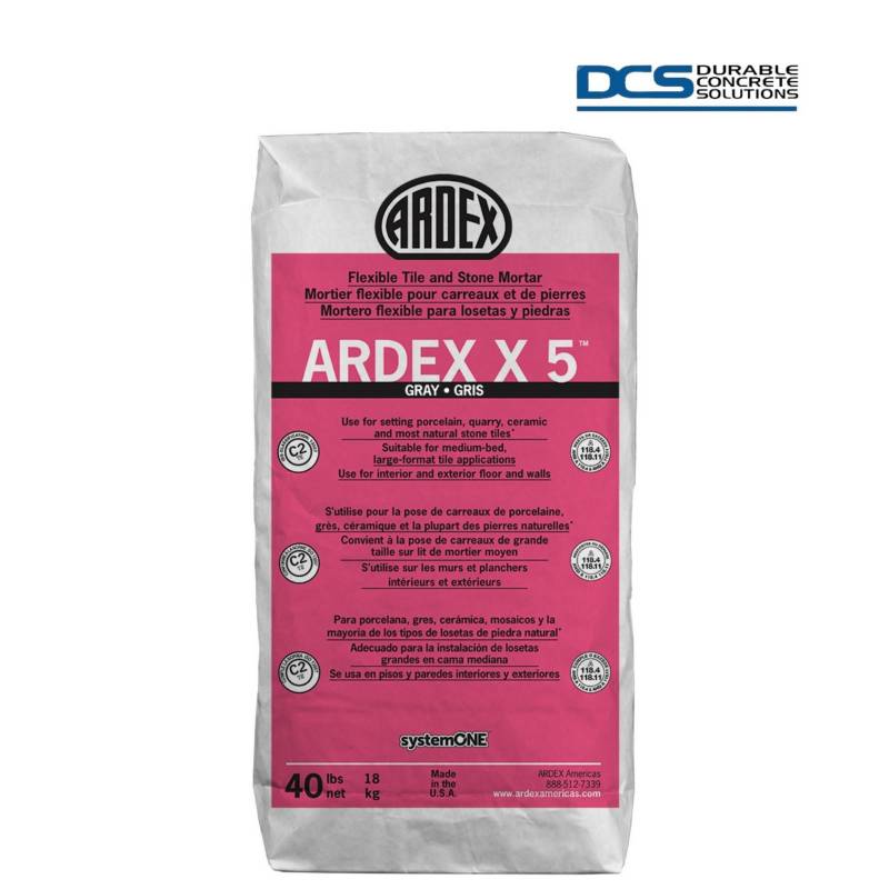 ARDEX - Mortero Adhesivo Ardex X5 Gris 18 kg