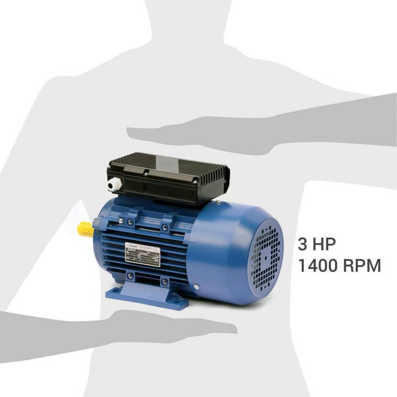 Motor eléctrico 3 HP 1400RPM, 220V