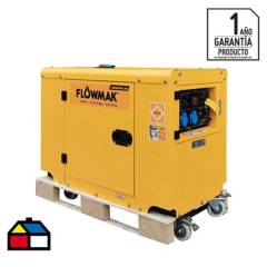FLOWMAK - Generador eléctrico a diesel insonorizado 6000W