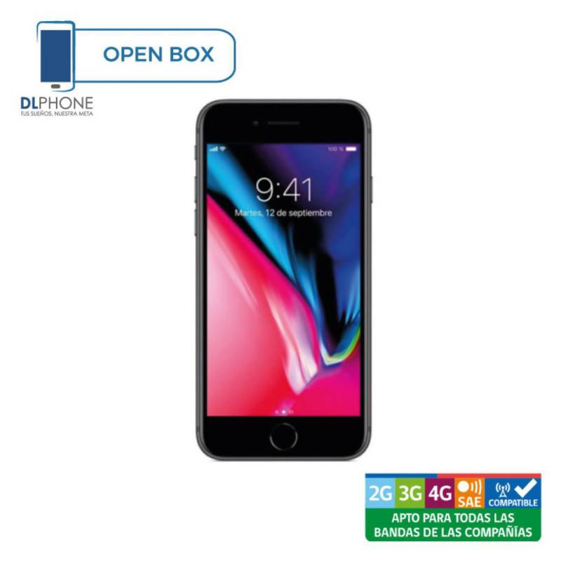 APPLE - Celular iPhone 8 64GB Negro Open Box