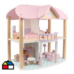 KIDSCOOL - Casa muñecas Amelie con accesorios