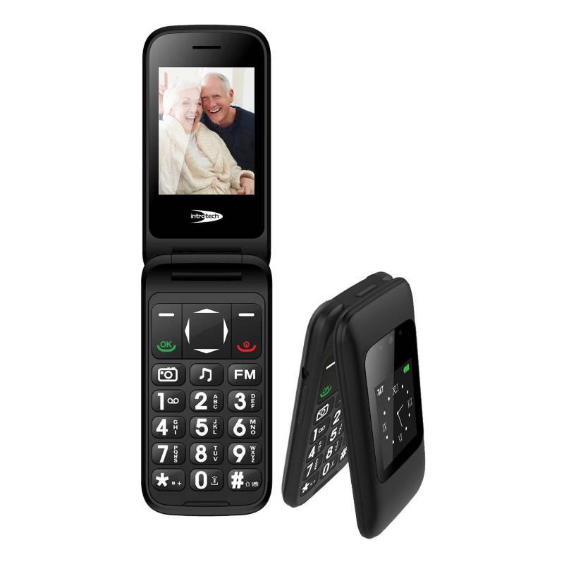 INTROTECH - Teléfono Móvil Senior 3G Tipo Almeja