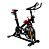 ASIAMERICA - Bicicleta spinning fitness acero negro