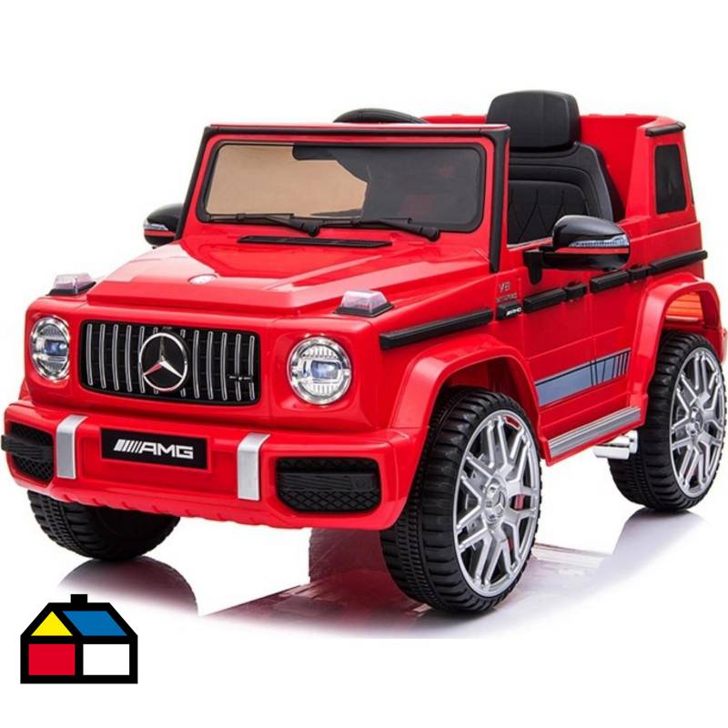 KIDSCOOL - Jeep G63 rojo batería 12V licencia Mercedes Benz