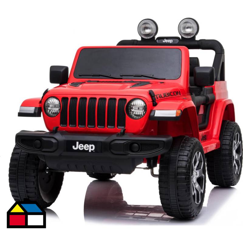 KIDSCOOL - Rubicon rojo a batería 12V licencia Jeep