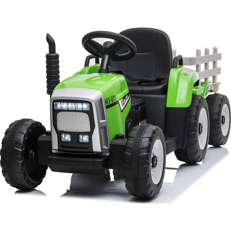 KIDSCOOL - Tractor a batería con remolque