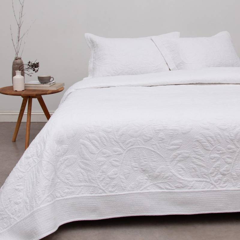 Cubrecama Royal 240x260 Blanco (cama 2 plazas o Queen)