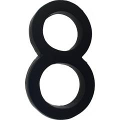FIXSER - Número 8 fierro 10 cm negro