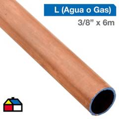 E P C - Cañería Cobre L Gas-Agua 3/8" x 6m