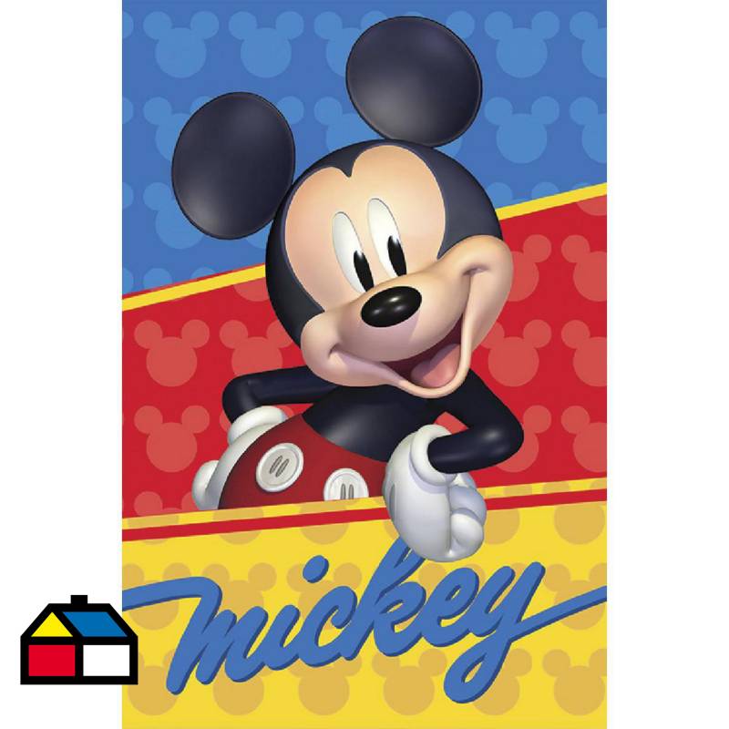 DISNEY - Bajada de cama Mickey colores 57x90 cm