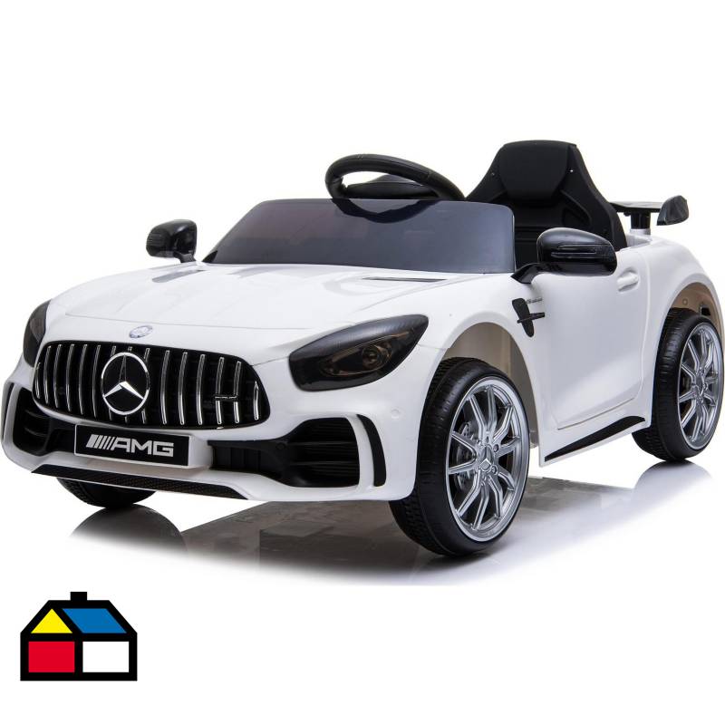 KIDSCOOL - Auto GT blanco bateria 12V licencia Mercedes Benz