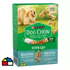 DOG CHOW - Dog chow galletas pollo y leche cachorro 300 g
