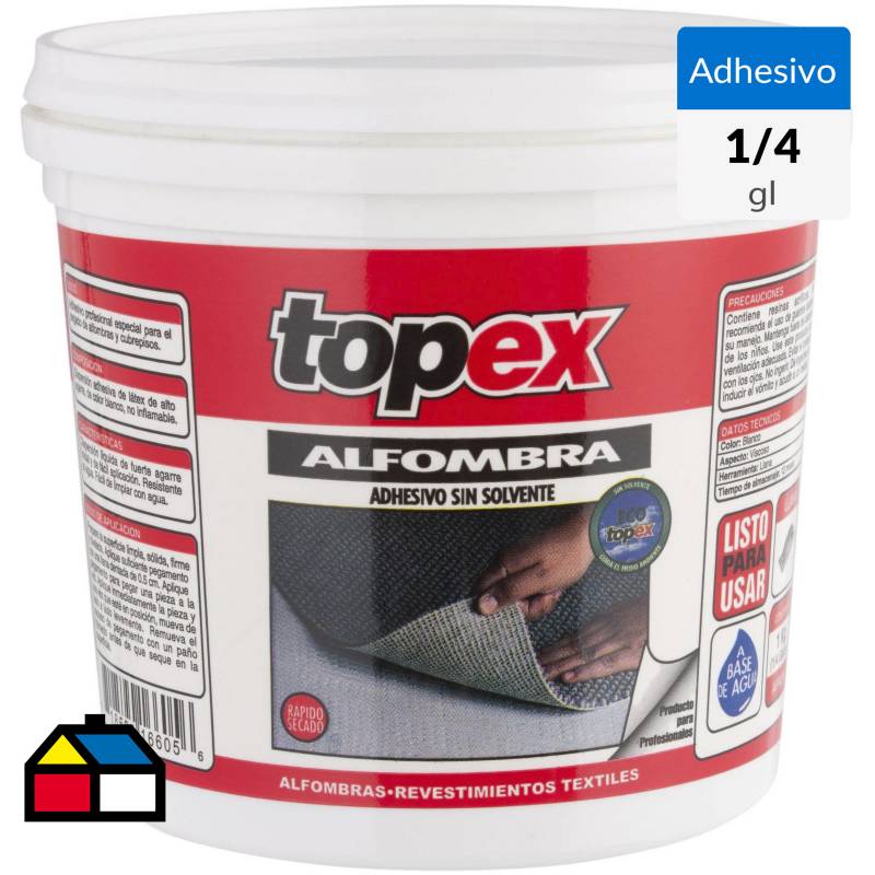 TOPEX - Adhesivo para Alfombra 1/4 galón