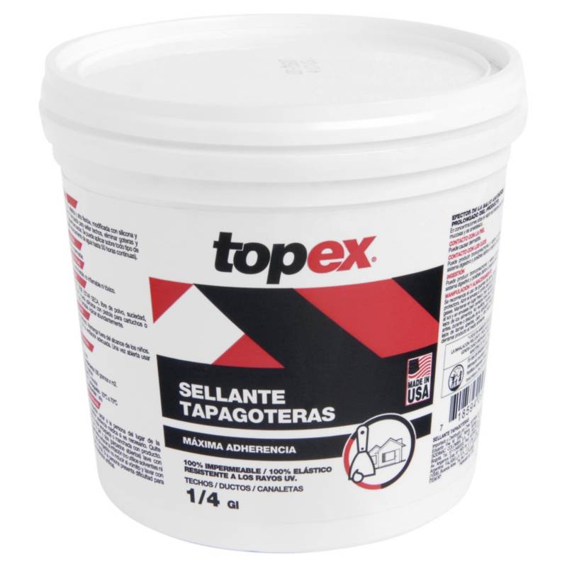 TOPEX - Sellante tapagoteras acrílico 1/4 gl