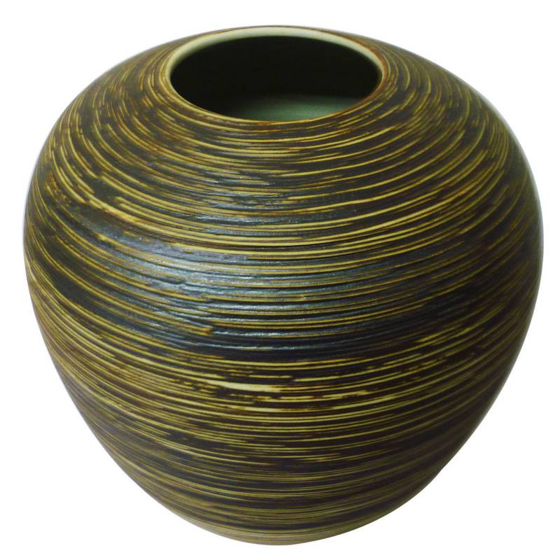 SOHOGAR - Florero de cerámica diseño Capri 16 cm