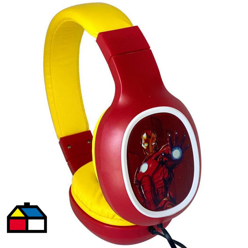 MARVEL - Audífonos over ear teen Iron Man