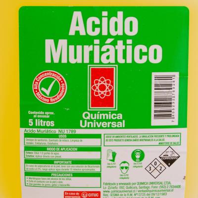 Ácido muriático 5 L. - Llabrés Industrial