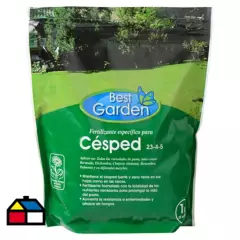 BEST GARDEN - Fertilizante para césped 1 kg bolsa