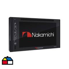 NAKAMICHI - Radio auto 2din dvd fullhd 6,2" bluetooth tarjeta sd conexión av 50w