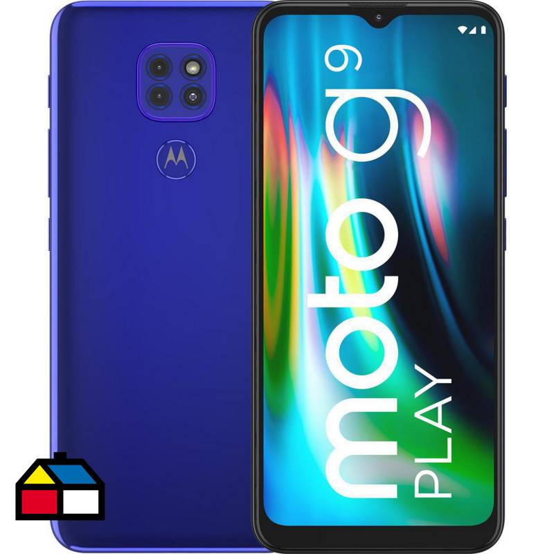MOTOROLA - Celular Motorola G9 Play 64GB azul eléctrico