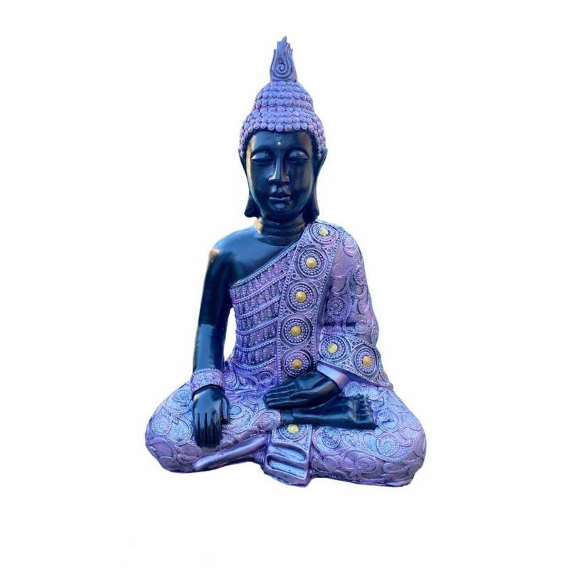 SAT NAM INSPIRES - Buda meditación violeta 50x33x22 cm