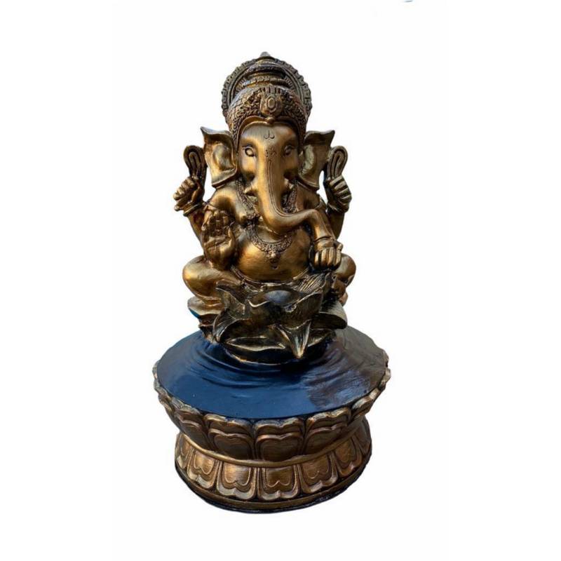 SAT NAM INSPIRES - Figura Ganesha portavela 44x23x23 cm
