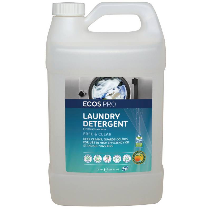 ECOS PRO - Detergente líquido ecológico free & clear 3,8 litros