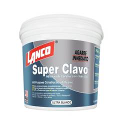 LANCO - Adhesivo de montaje super nail 1/4 galon