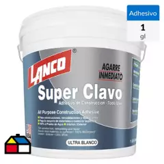 LANCO - Adhesivo de montaje super nail 1 galon
