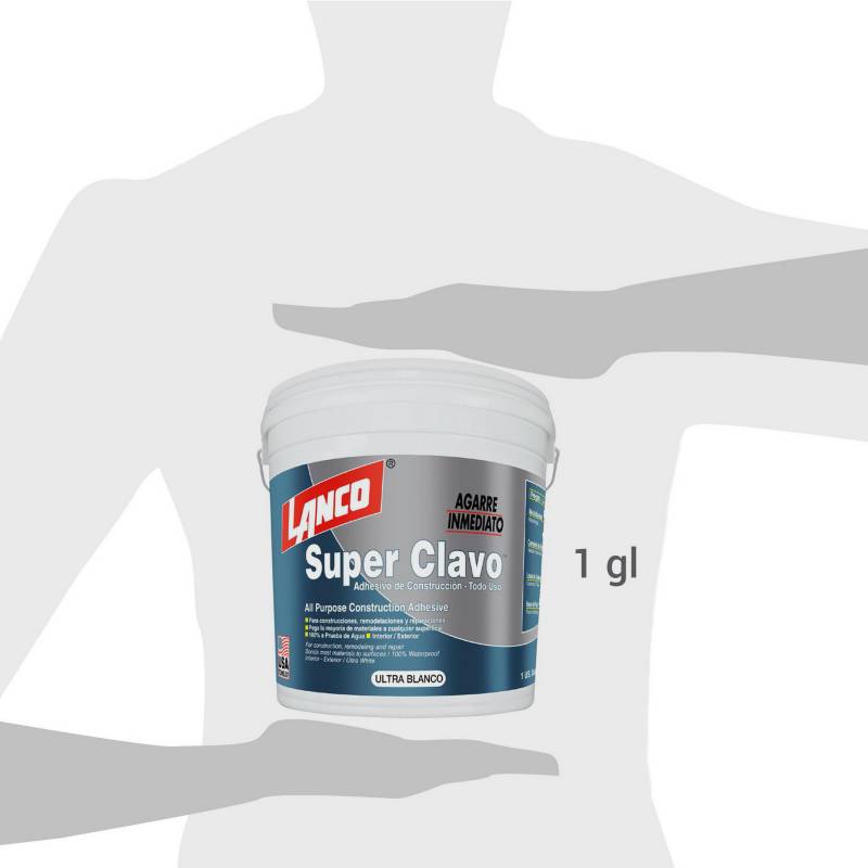 Lanco Adhesivo de Montaje Super Clavo (Blanco) – Lanco Chile