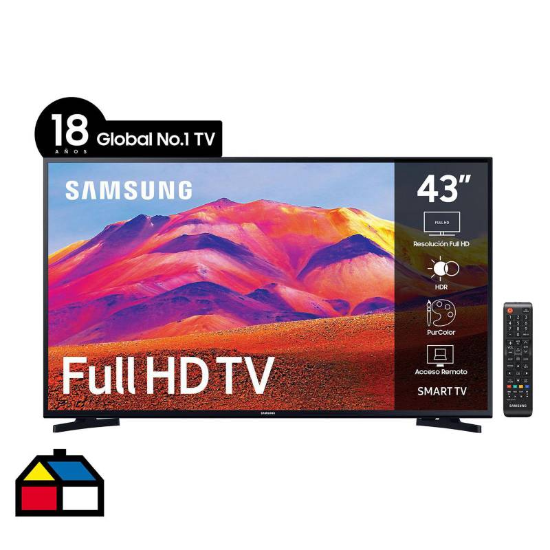 SAMSUNG - Smart TV LED 43 " Full HD UN43T5202AGXZS