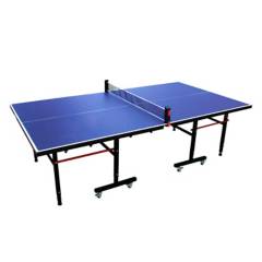 ASIAMERICA - Mesa de Ping-Pong Plegable 76x152,5x274 cm Azul
