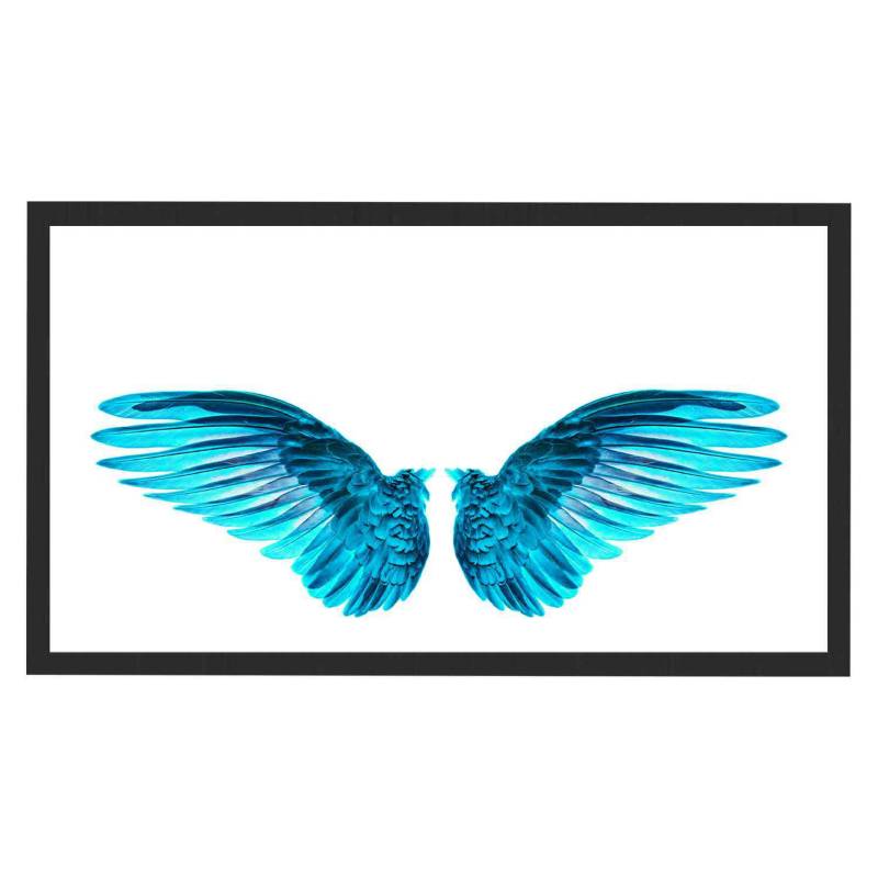  - Cuadro blue wings 50x70 cm marco negro