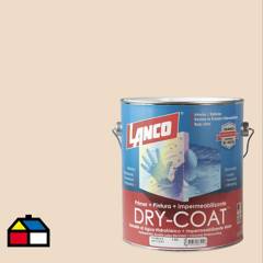 LANCO - Esmalte al agua impermeabilizante dry coat satin antiqua 1gl