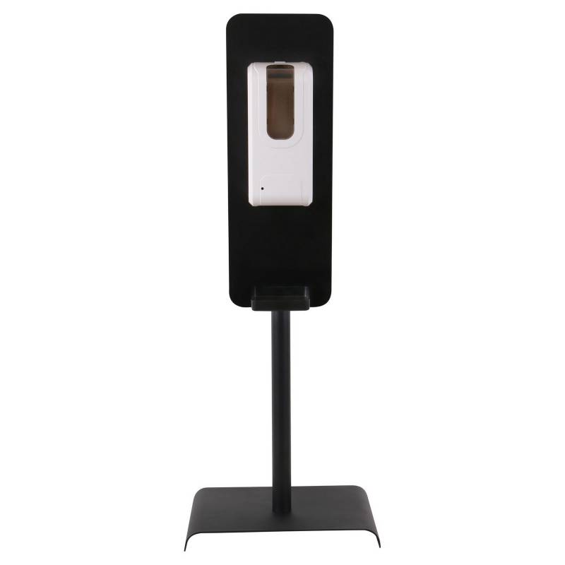 DRL - Dispensador Alcohol Gel Sensor con Pedestal negro