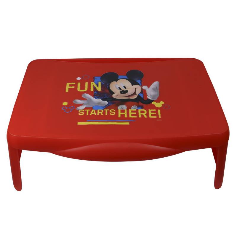 DISNEY - Bandeja escritorio portátil Mickey 33x46x19 cm roja