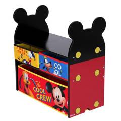 DISNEY - Organizador de juguetes Mickey 60x30x60 cm rojo
