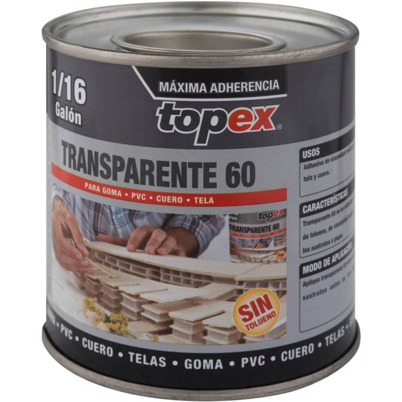 TOPEX - Adhesivo de contacto 1/16 gl transparente