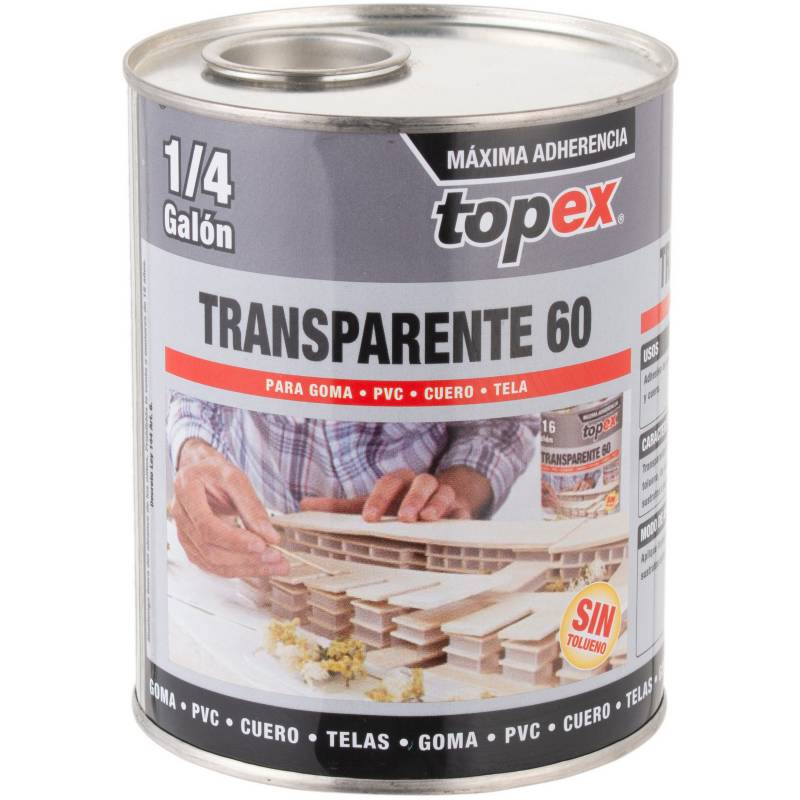 TOPEX - Adhesivo de contacto 1/4 gl transparente