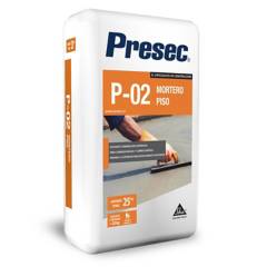 PRESEC - Mortero P02 piso 25 kg