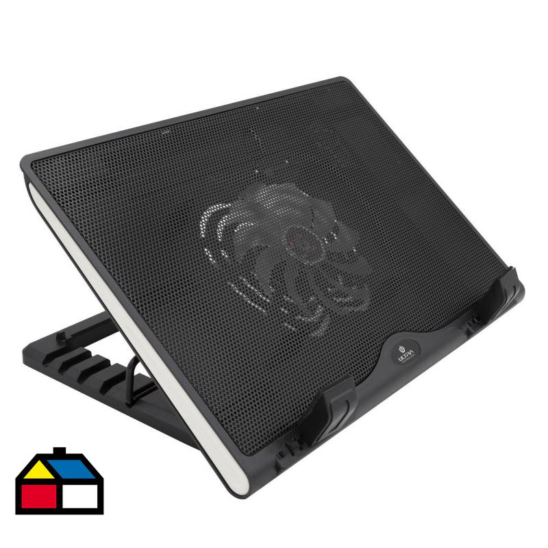ULTRA - Ventilador base para notebook 10" a 17" 2 USB