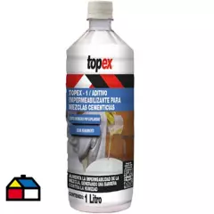 TOPEX - Botella 1 litro impermeabilizante para estructuras de hormigón