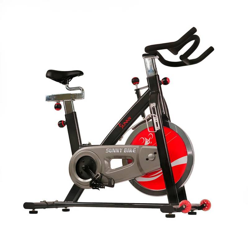 SUNNY - Bicicleta Spinning Volante 22Kg 113x48x137 cm Gris