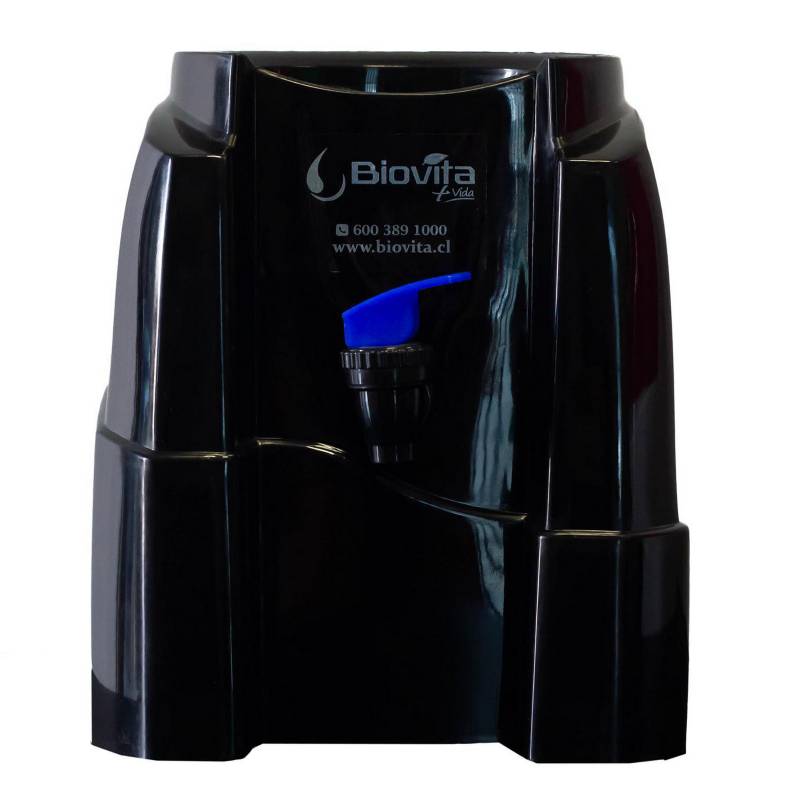 BIOVITA - Dispensador de agua soporte plástico negro