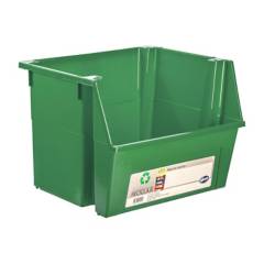 WENCO - Contenedor reciclaje verde 45 litros