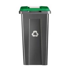 WENCO - Basurero reciclaje 50 litros verde